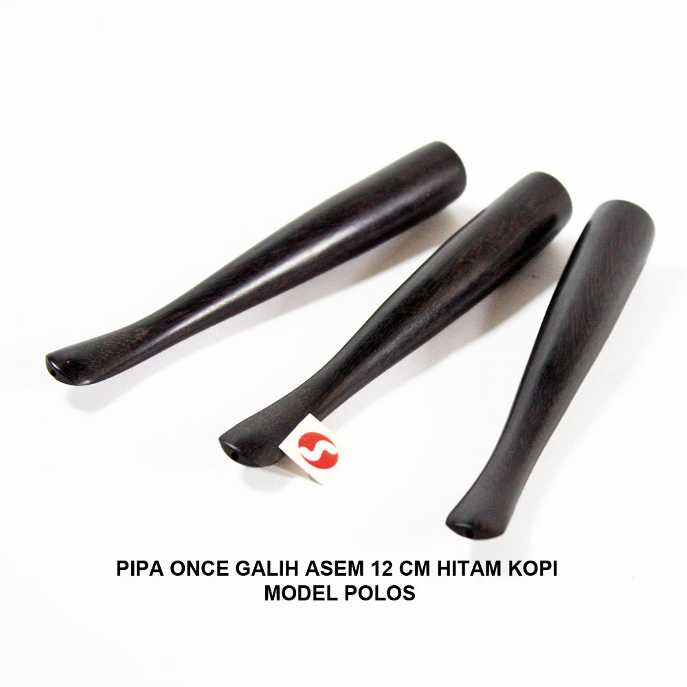 PIPA KAYU HITAM ONCE POLOS - Image 3