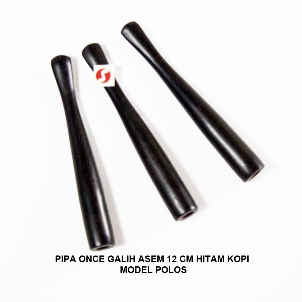 PIPA KAYU HITAM ONCE POLOS - Image 2