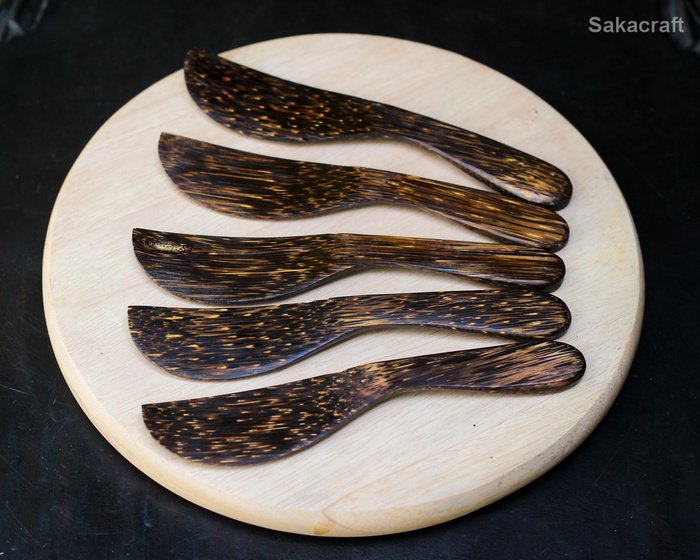 PISAU OLES 15 CM KAYU AREN - Image 2