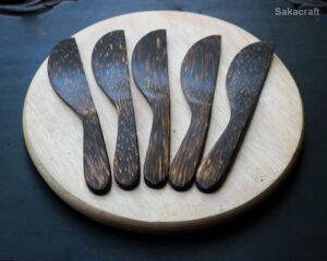 PISAU OLES 15 CM KAYU AREN