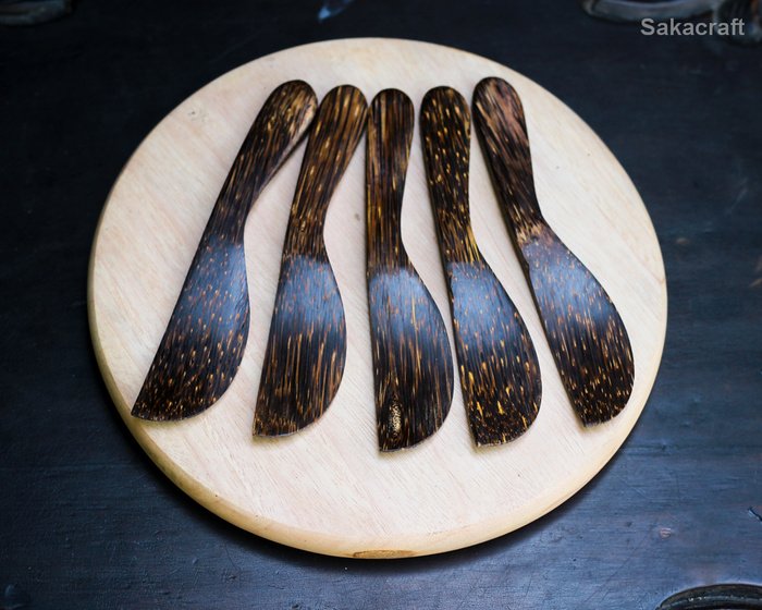 PISAU OLES 15 CM KAYU AREN - Image 3