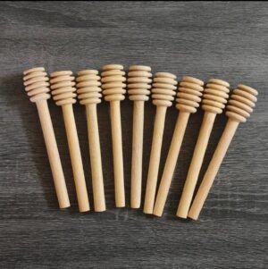 SENDOK MADU 13CM LURUS MAHONI