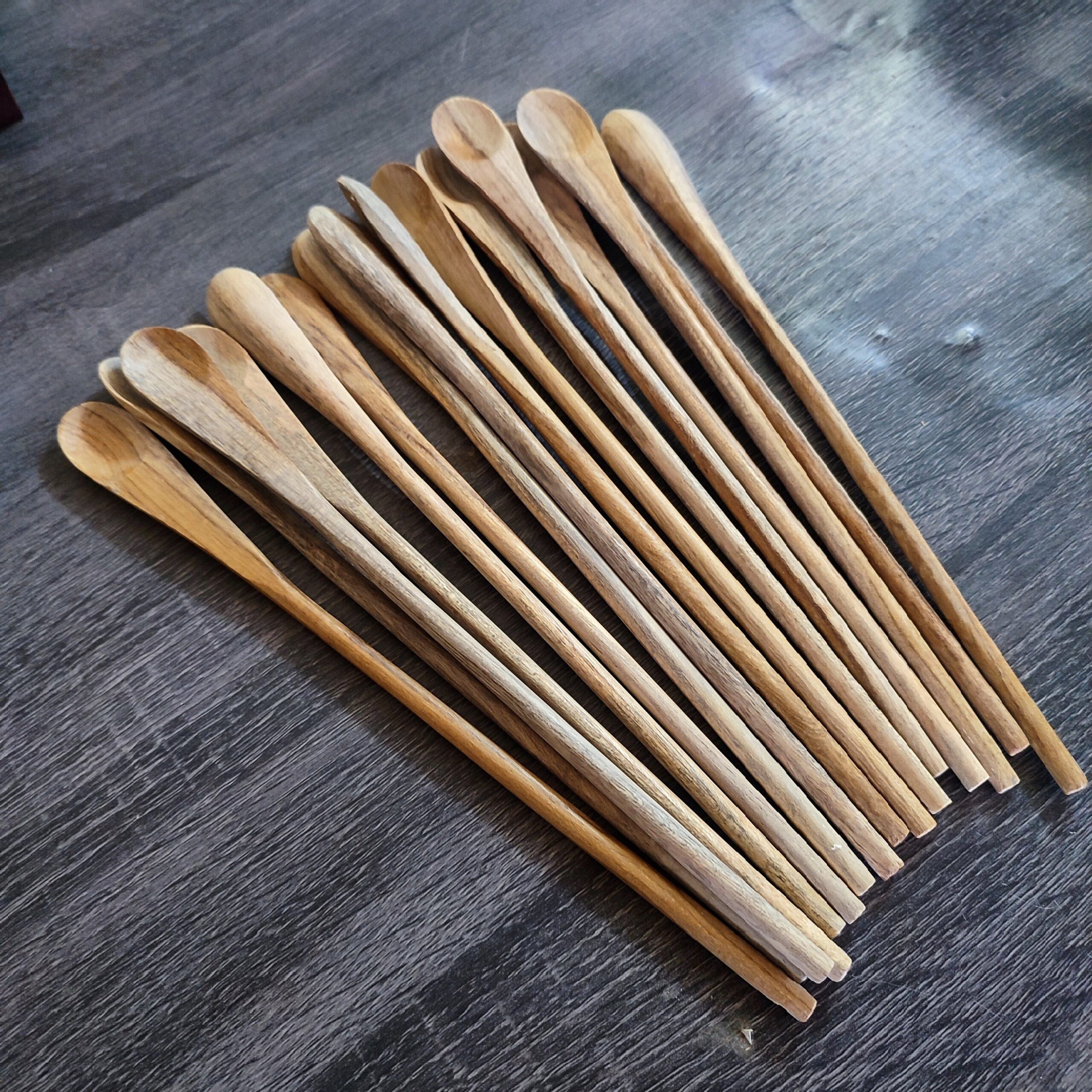 SENDOK STIK 25 CM KAYU JATI MAS - Image 3