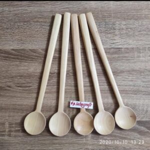 SPATULA BULAT 30CM KAYU KUKUN
