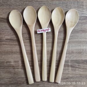 SPATULA KAYU KUKUN OVAL 30 CM