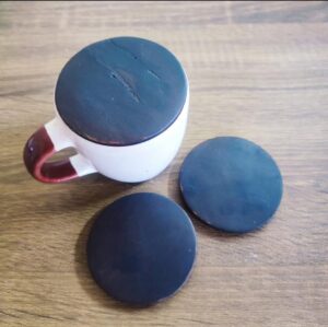 TUTUP MUG KAYU BUNDAR WARNA AKASIA BALI