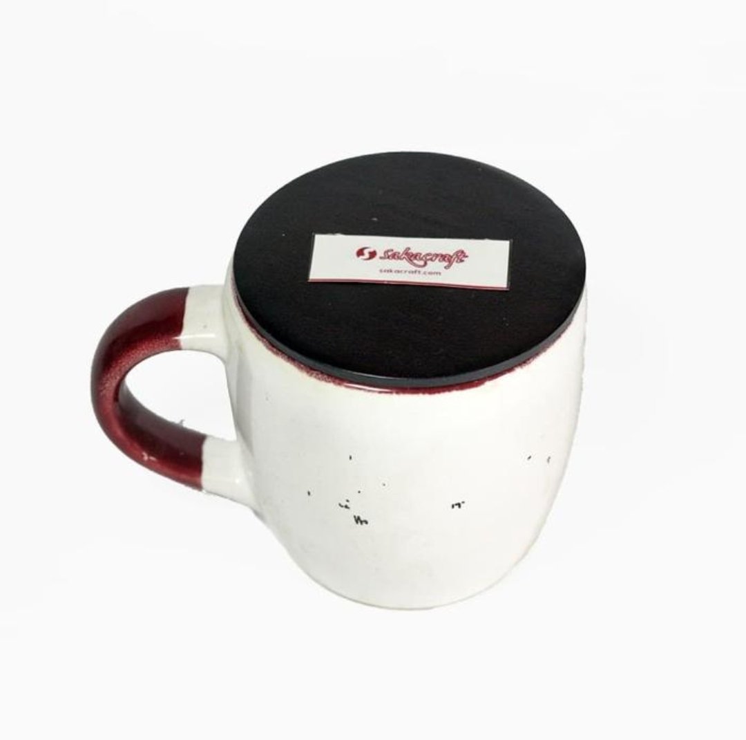 TUTUP MUG KAYU BUNDAR WARNA AKASIA BALI - Image 3