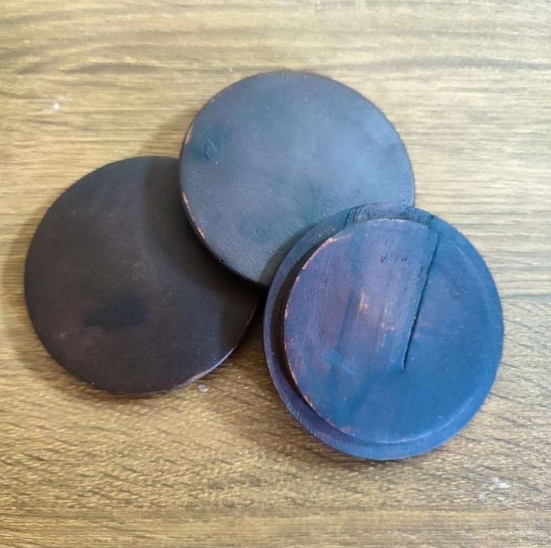 TUTUP MUG KAYU BUNDAR WARNA AKASIA BALI - Image 2