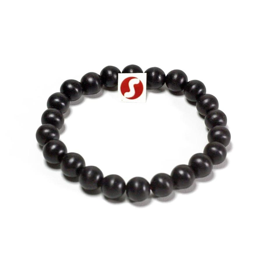 GELANG KAYU HITAM 8 MM BULAT NATURAL - Image 3
