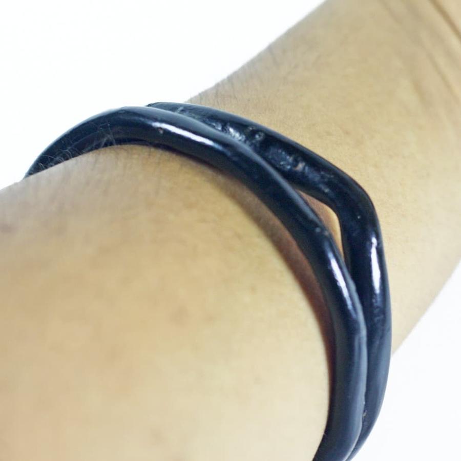 GELANG TALIARUS HITAM 1 LILIT POLOS - Image 4