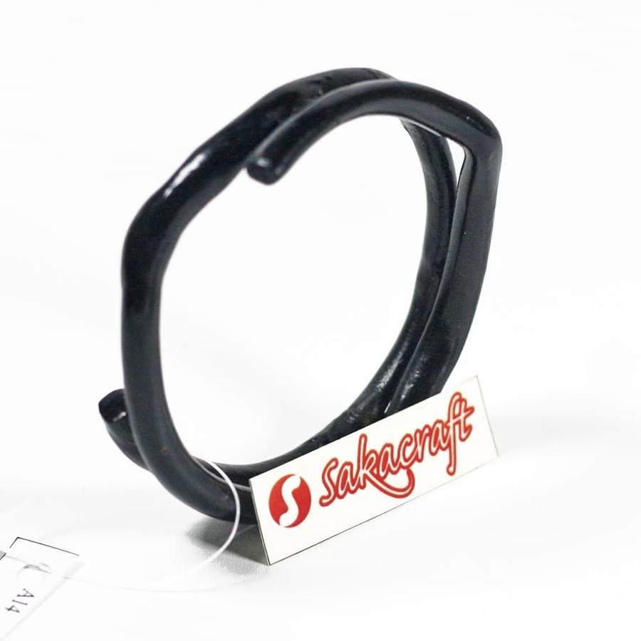 GELANG TALIARUS HITAM 1 LILIT POLOS - Image 2