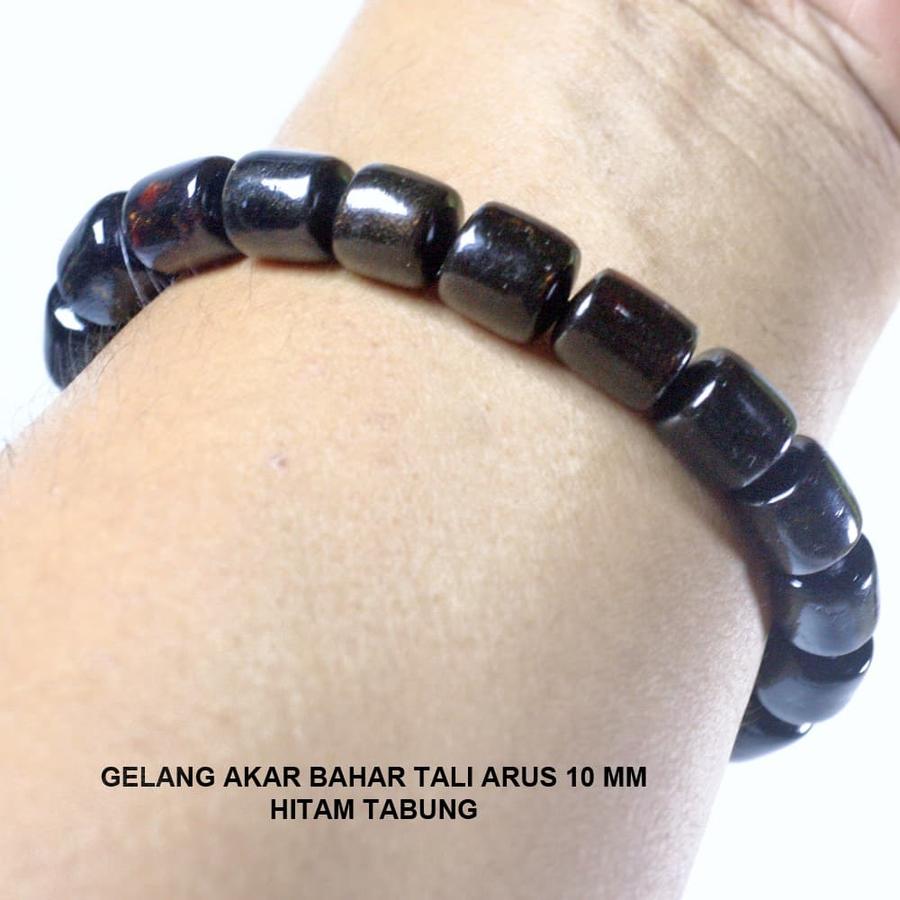 GELANG TALIARUS 10 MM HITAM TABUNG - Image 3