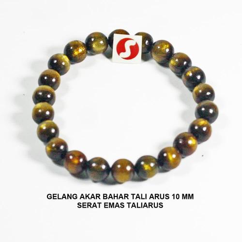 GELANG TALIARUS 10 MM BULAT SERAT EMAS - Image 3