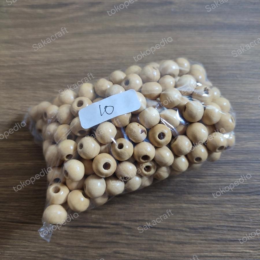 MANIK KAYU 10 MM KREM 100 GRAM - Image 3