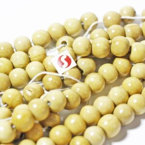 MANIK KAYU 14 MM KREM 100 GRAM