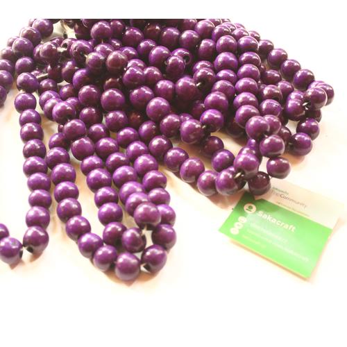 MANIK KAYU 12 MM UNGU TUA 100 GRAM - Image 3