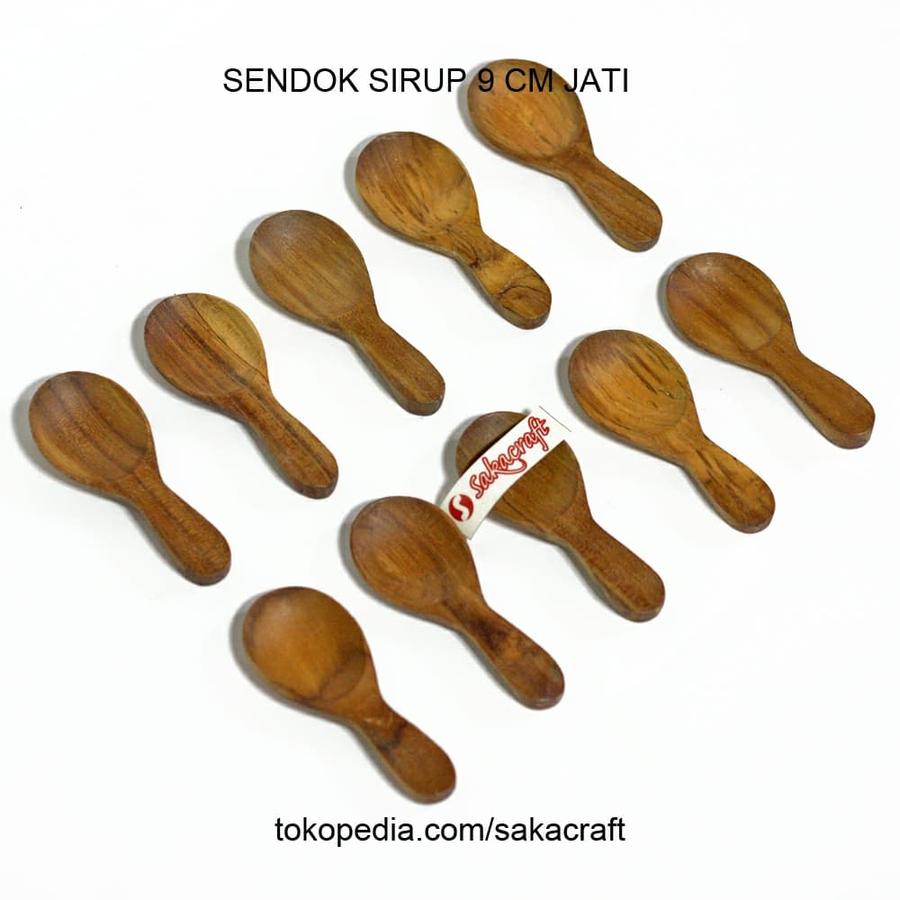 SENDOK SIRUP 9 CM JATI - Image 2