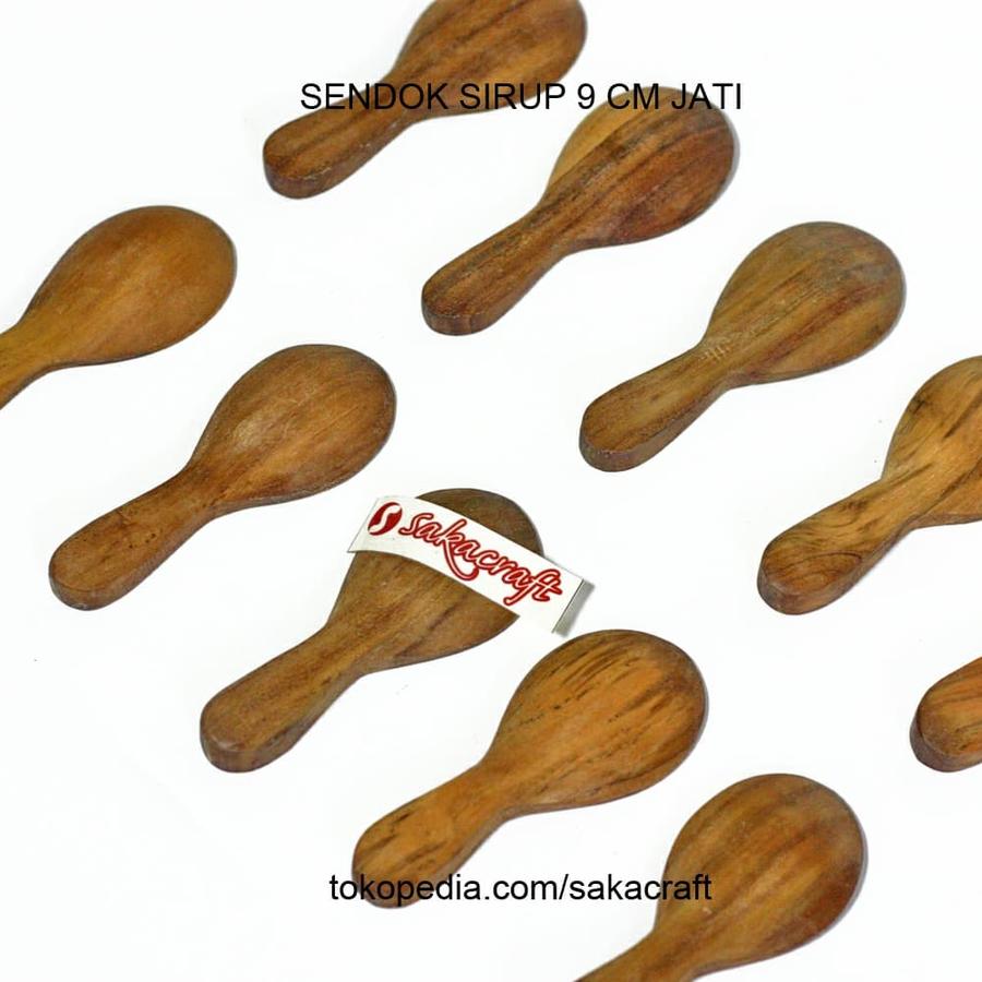 SENDOK SIRUP 9 CM JATI - Image 4