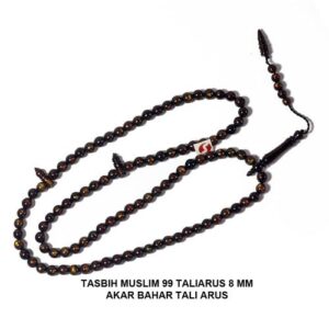 TASBIH 99 TALIARUS 8 MM SERAT TEH EMAS