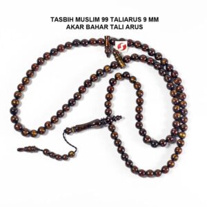 TASBIH 99 TALIARUS 9 MM SERAT TEH EMAS