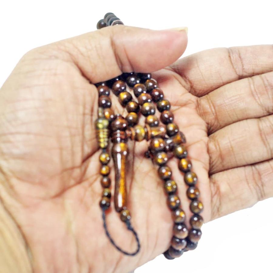 TASBIH 99 TALIARUS 7 MM SERAT TEH EMAS - Image 3