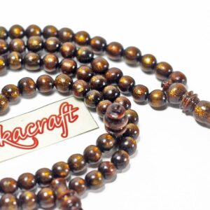 TASBIH 99 TALIARUS 7 MM SERAT TEH EMAS