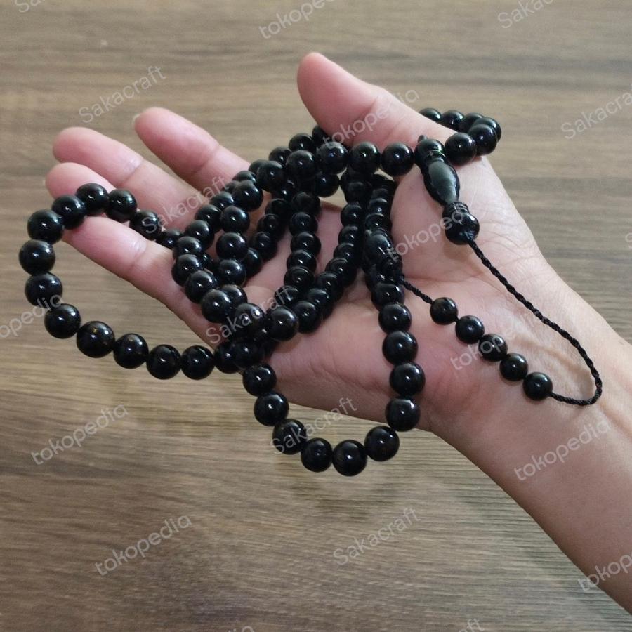 TASBIH 99 TALIARUS 9 MM HITAM BULAT - Image 3