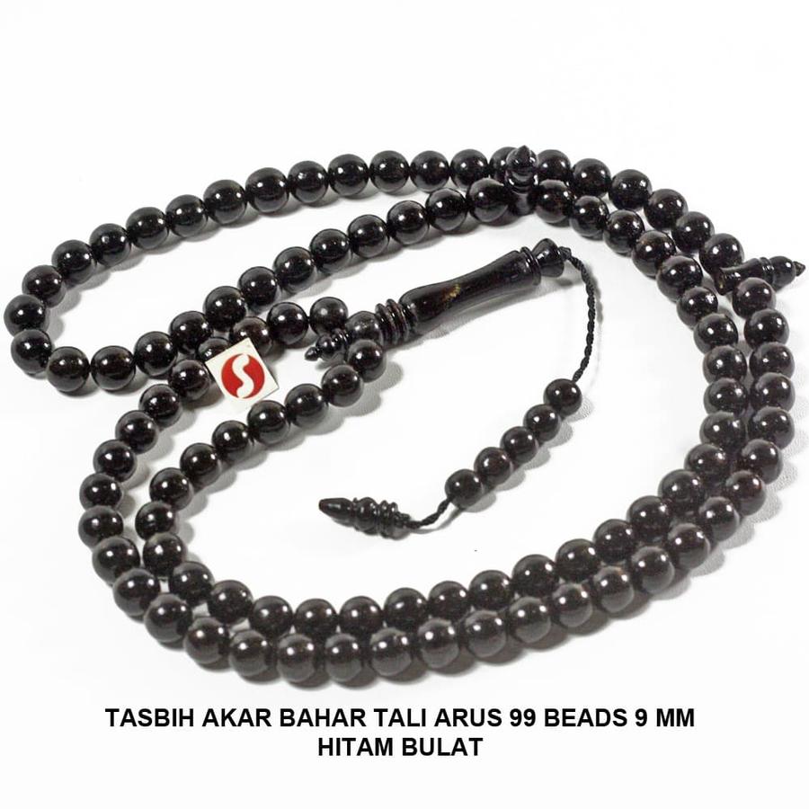 TASBIH 99 TALIARUS 9 MM HITAM BULAT - Image 4