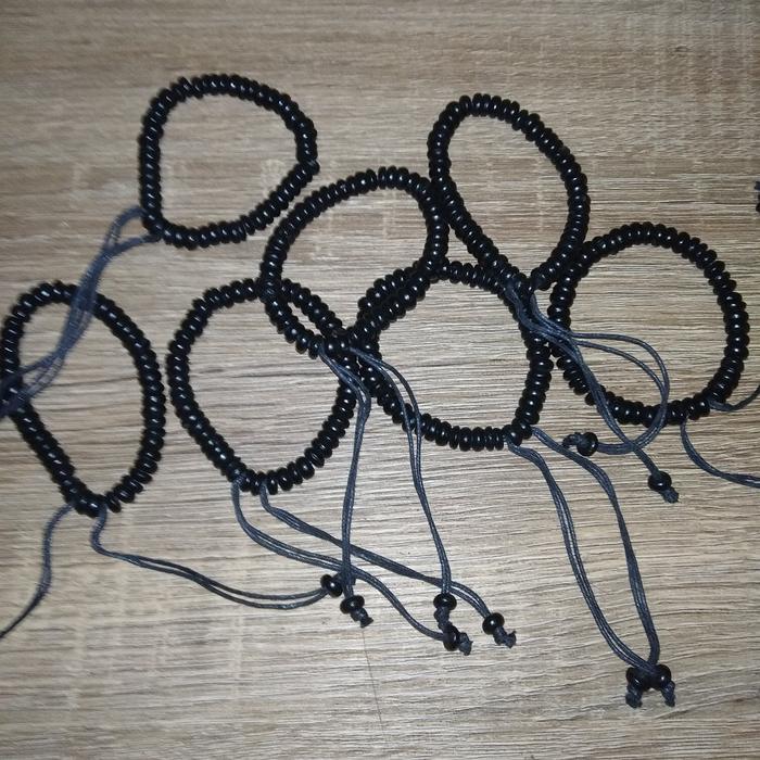 GELANG ANAK 7 MM BATOK HITAM MODEL TALI SERUT - Image 3