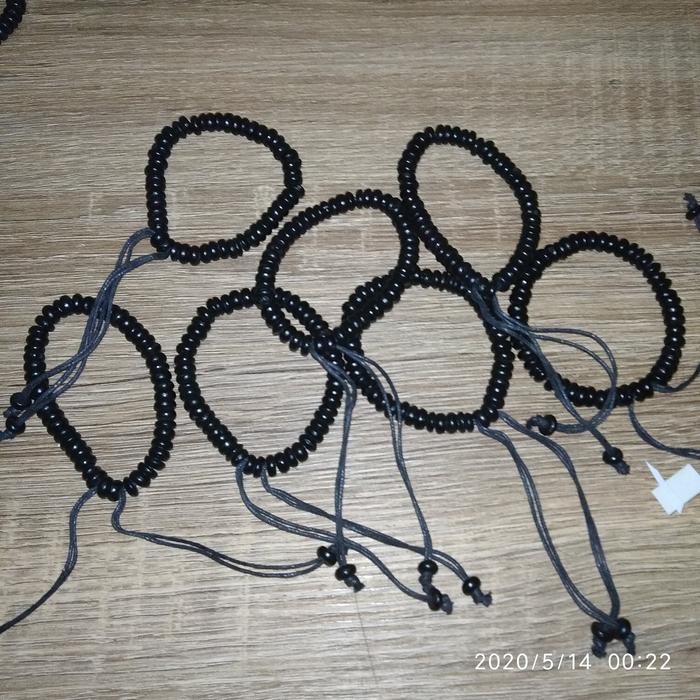 GELANG ANAK 7 MM BATOK HITAM MODEL TALI SERUT - Image 2