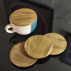 TUTUP CANGKIR KOPI 8 CM JATI