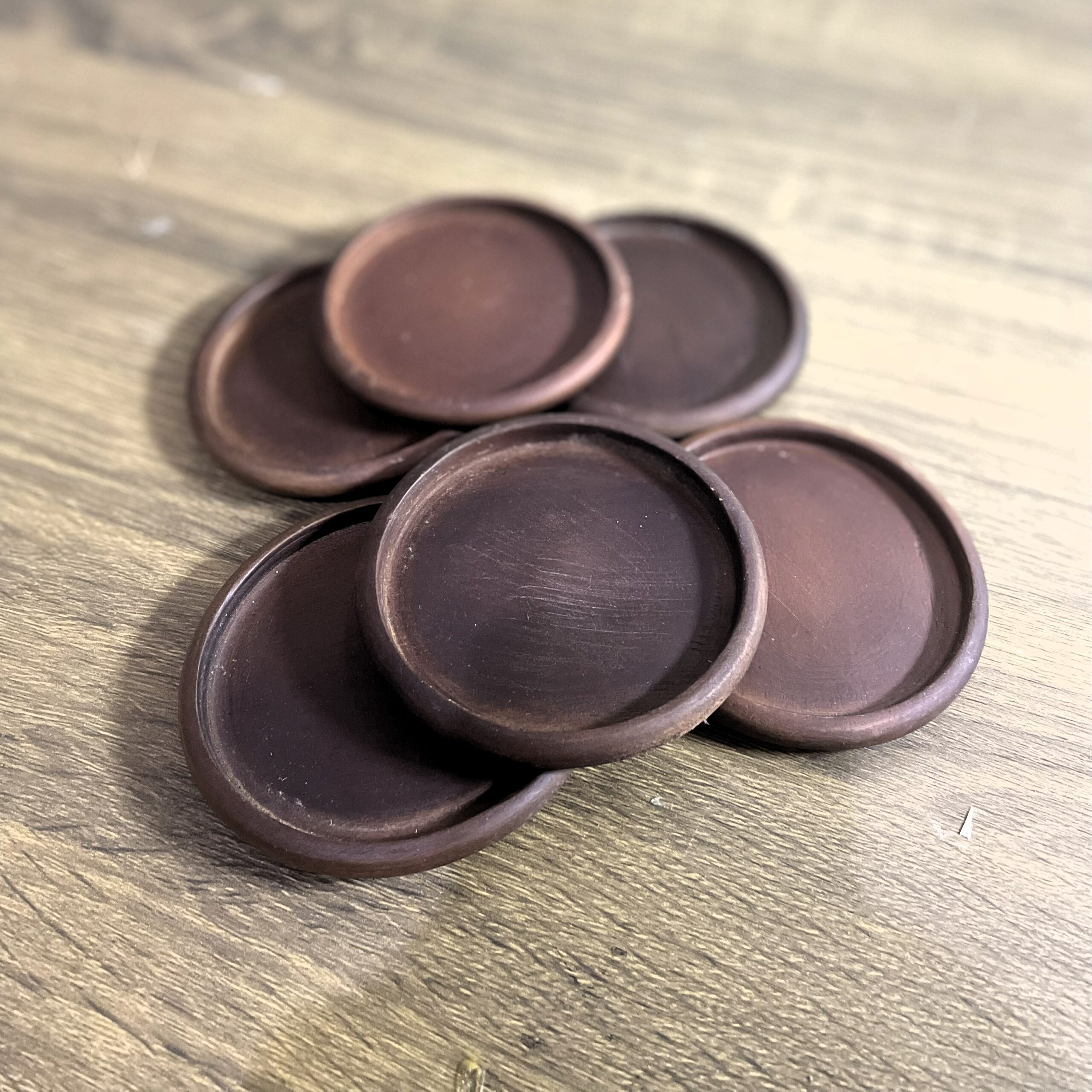 COASTER DARK CHOCO 9 CM LID LENGKUNG - Image 3